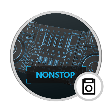 badge Nonstop DJ Squatter